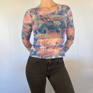 Blackmilk Sheer Unicorn Top